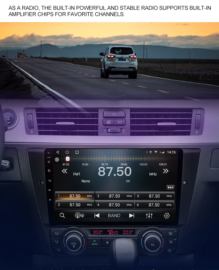 GPS Navigation For BMW 1 Series E88 E82 E81 E87 2004-2012 Car Radio Multimedia Video Player Android 11.0 support 4g wifi