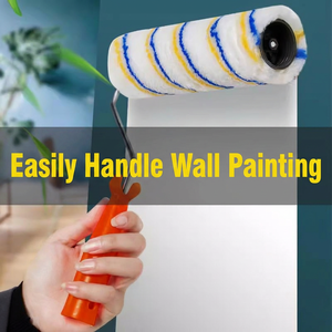 Rouleau de peinture blanc DIY OEM pas cher à poils longs en matériau composite, garantie 3 ans, outil de peinture artistique <span class=keywords><strong>pour</strong></span> murs et maison - Product Image 2