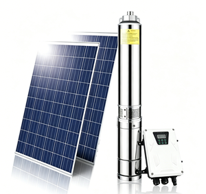 Bomba Sumergible <span class=keywords><strong>Solar</strong></span> 3FLD DC48V 750W 3.2m³/h 80m de Elevación para Suministro de Agua en Torres, Conexión Anti-Retorno, Salida de 1'' a 1.5'' - Product Image 6