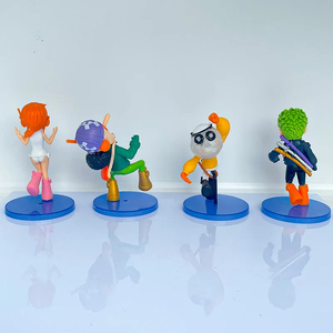 HESPER Lot de 10 figurines, 1 pièce, Anime One Piece, Les Pirates au Chapeau de Paille, Jinbe, Statue en PVC, Modèle de collection, Figurine, Poupée, Jouet pour cadeaux - Product Image 4