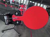 Cible de tir en acier inoxydable durable pour l'extérieur, modèle Texas Five Star, pour l'entraînement au tir, accessoires L6 Wind Res IP65, marque Junhe