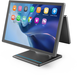 LongFly Mini Windows POS Terminal Restaurant Touch Screen Cash Register Electronic Paymen System QR Code Payment Stand - Product Image 1