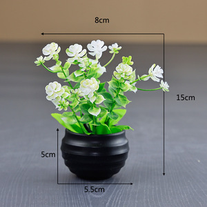 Bonsai di Eucalipto Artificiale per Decorazione Casa, Soggiorno <span class=keywords><strong>e</strong></span> Scrivania - Product Image 3