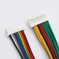 Kabel Jst Xh Kustom 1.0 2.0 2.54 mm Pitch 2 3 4 5 6 7 8 9 10 Pin Konektor Male Female Zh ph Xh Molex Jst Wiring Harness