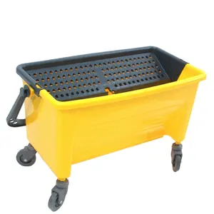42L 11Gallon Plastic Cleaning Mop Bucket Utility Bucket With Sieve
