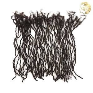 Dreadlocks au crochet en cheveux indiens 10A, 4-30 pouces, 0,2 cm, texture interlock, microlocks, sisterlocks, faits à la main pour femmes noires - Product Image 1