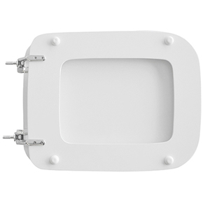 Couvre-siège de toilette moderne compatible Globo Clio Vase, à dégagement rapide, fermeture douce, en plastique PP durable et urée UF pour salle de bain - Product Image 3