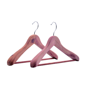 Appendiabiti in Legno di Cedro Rosso Americano Personalizzabili con Logo, a Livello Singolo, Repellenti per Tarme, per Armadi e Guardaroba - Product Image 2