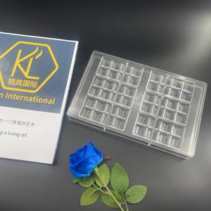 แม่พิมพ์ช็อกโกแลตทรงสี่เหลี่ยมจัตุรัสไคลัน |   แม่พิมพ์โพลีคาร์บอเนตสไตล์วาฟเฟิลสำหรับการอบขนม DIY - Product Image 1