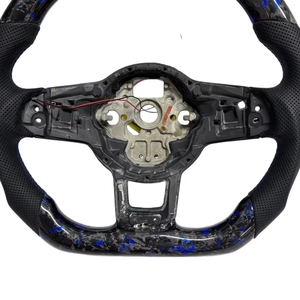 พวงมาลัยคาร์บอนไฟเบอร์ LED สำหรับ Golf MK7 7.5 6 5 4 <span class=keywords><strong>Polo</strong></span> GTS GTD GTE R R-Line - Product Image 5