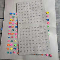144 ballons gonflables en latex multicolores brillants de 12 pouces, cartes de vœux de Noël en papier, vente en gros personnalisée en usine