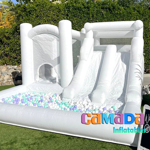 0.55mm Commercial Grade <strong>White</strong> <strong>Bounce</strong> <strong>House</strong> Inflatable <strong>White</strong> Wedding Bouncy Castle Party Hire Bouncy <strong>House</strong> Slide Combination - Product Image 5