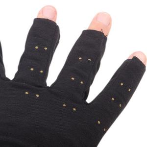 Guantes elásticos de medio dedo con revestimiento adhesivo para fitness, ciclismo, escalada de montaña, protección de la palma, material de nailon - Product Image 3