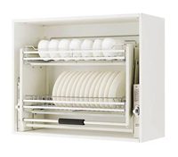 Mais Recente Cesto Organizador de Parede para Cozinha, Deslizante, Moderno, Tipo Prateleira