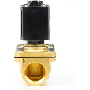 U.S. Solid 3/4 in Brass Solenoid 12V DC Normally Closed With <b>Seal</b> for Water Control USS-01002 General Purpose Soleno - Product Image 4