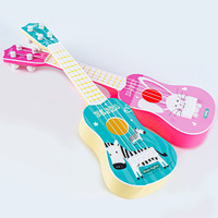 1-2 Children's Simulation Instrument Mini Four Strings Toy Guitar Can Play Enlightenment Music Toys Musical Instrument Toys