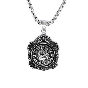 Yunnique - Collar Unisex de Acero de Titanio con Colgante Giratorio de las 12 Divinidades Guardianas del Zodiaco, Diseño de Constelación, GZYP-0666 - Product Image 1