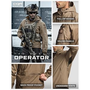 Custom <b>Men's</b> Tactical Softshell <b>Jacket</b> Fleece Lined Water Resistant Outdoor Hunting Hiking Coat - Product Image 6