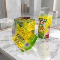 Étiquette thermorétractable durable personnalisée de haute qualité avec une épaisseur de 0,03-0,05 mm et impression en héliogravure pour l'emballage des bouteilles de boissons
