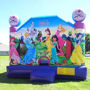 Casa bouncer cama bounce sophia coberta 10 'x 10' inflável castelo da princesa