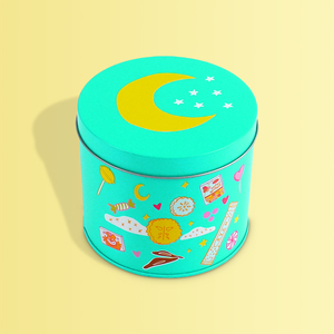 Biểu Tượng Tùy Chỉnh 650Ml Cấp Thực Phẩm Kim Loại Nhôm Có Thể Cookie Kẹo Tin <span class=keywords><strong>Container</strong></span> Với Nắp Cho Đồ Ăn Nhẹ Bánh Mì Kẹo Sô Cô La Đường - Product Image 1