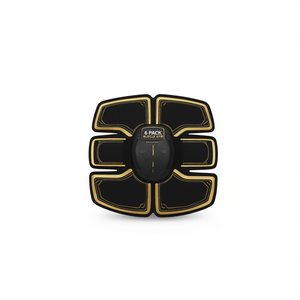 Set di 6 Stimolatori Muscolari per Addominali, Fascia Dimagrante in Neoprene Nero, Accessorio Fitness per Snellire la Pancia - Product Image 1