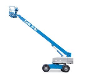 Elevador de pluma telescópico Genie S80 del año 2010 usado, altura de plataforma máxima 24,38 M, altura de trabajo máxima 26,38 M - Product Image 1