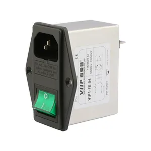 China Manufacturer low pass IEC Socket EMC EMI Filter with Switch for electronic equipment