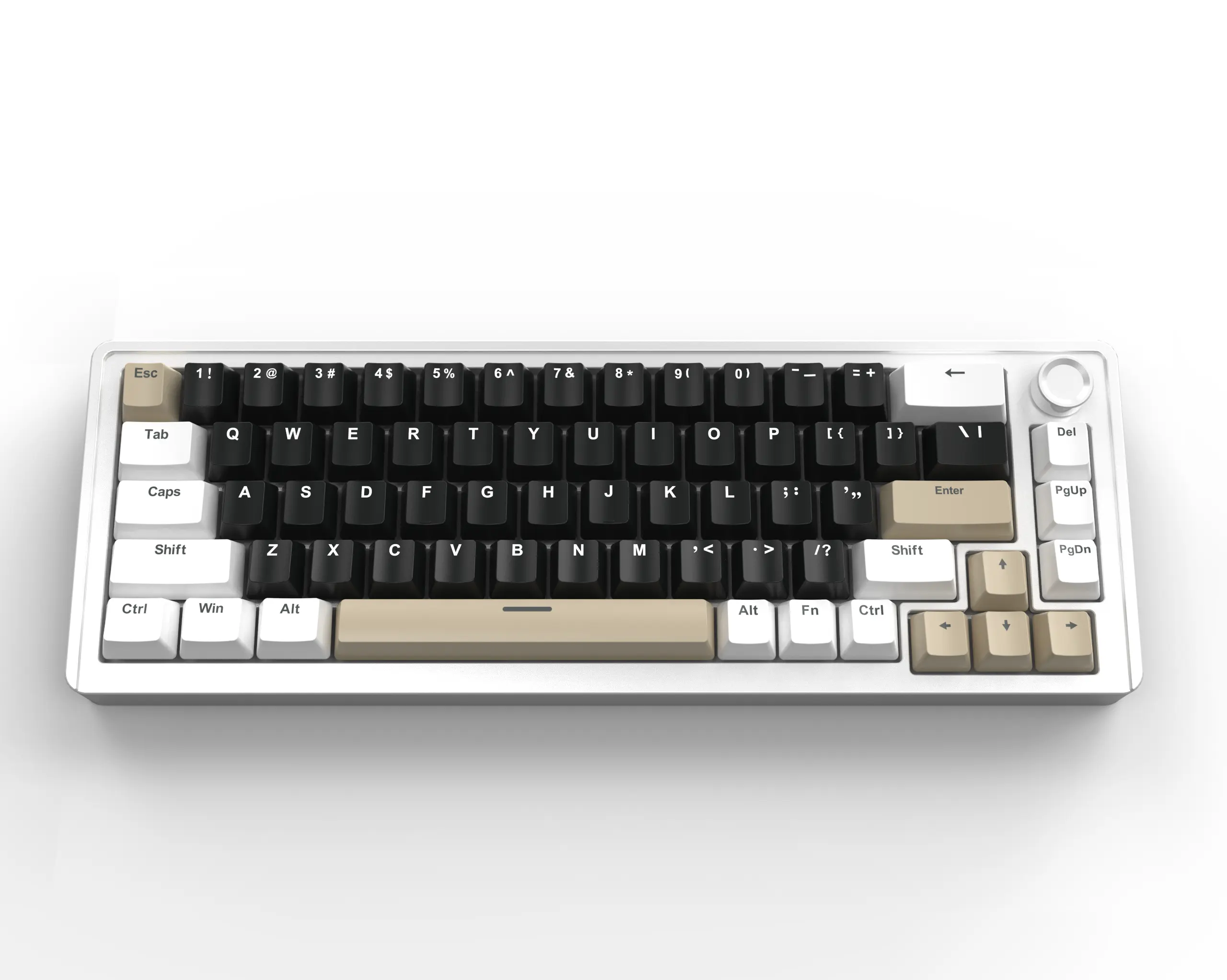 Клавиатура FURYCUBE E68, 68-клавишная металлическая алюминиевая панель с ЧПУ, комплект из трехрежимной беспроводной RGB прокладки, игровая механическая клавиатура