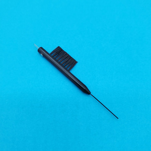 Petite brosse en plastique noire magnétique pour aides auditives BTE <span class=keywords><strong>Signia</strong></span>, aide auditive <span class=keywords><strong>Siemens</strong></span>, mini outil de nettoyage - Product Image 3