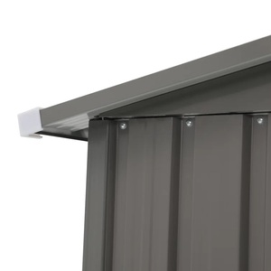 โรงเก็บของโลหะแบบกำหนดขนาดเอง OEM หลายขนาด ออกแบบตามสั่ง โรงเก็บจักรยาน โรงเก็บอุปกรณ์ทำสวนกลางแจ้ง โรงเก็บของโลหะเหล็กกล้าคาร์บอนสำหรับสวน - Product Image 6