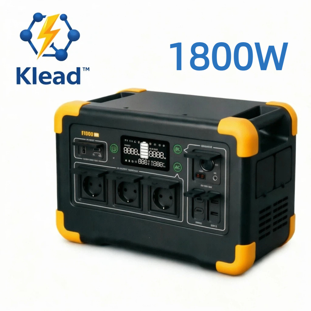 Portable Power Station 1800W Pure Sine Wave Solar Generator for Southeast Asia Home Blackout and Outdoor Camping Emergency