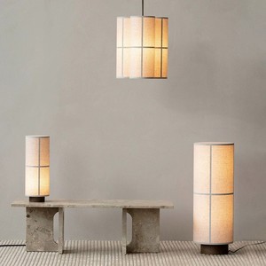 Lámpara de Mesa de Lino Estilo Japonés Wabi Sabi, E27 LED, Simple, para Sala de Estar o Dormitorio - Product Image 1