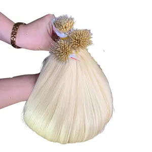 Kératine Nano Tip Color Virgin Hair Nano-Tip Bone Straight Remy hair from Vietnam Wholesale Bundles 100%