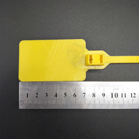 Sceaux de sécurité en plastique anti-effraction, attaches à câble, étiquettes de sécurité, grandes étiquettes d'expédition, attaches suspendues