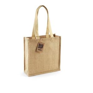 Fashionable Custom Logo <b>Printing</b> Women's Linen Handbag Reusable Travel Handle Gift Shopping Product Jute Bag From BD - Product Image 3