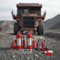Système d'extinction d'incendie automatique VFSS FM200 pour camions, véhicules, excavatrices, mines, acier, montage mural, moteur de véhicule