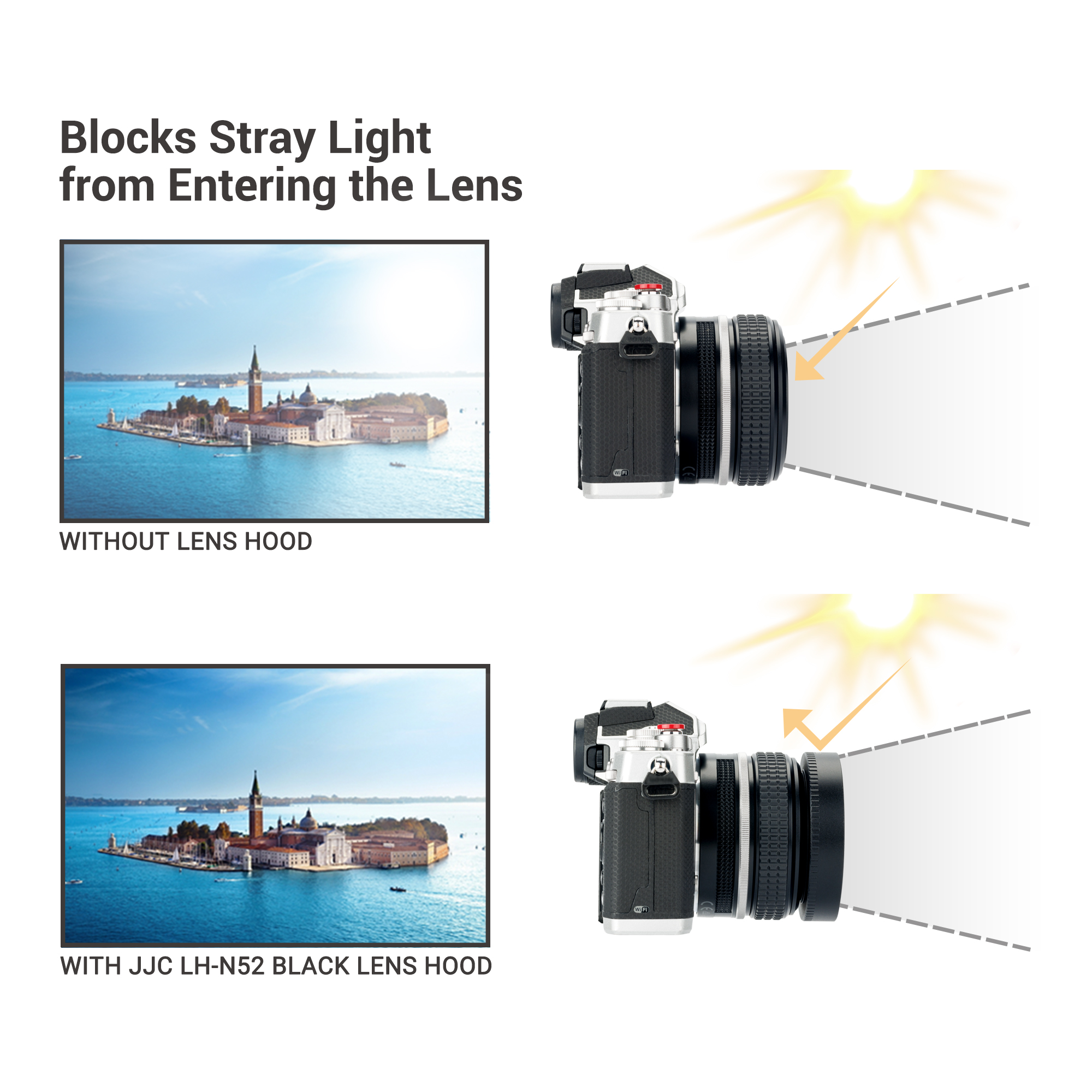 JJC Camera Lens Hood for Nikon NIKK. Z 28mm F/2.8/ Z 40mm F/2