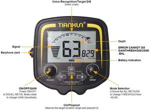 Miglior rilevatore d'<span class=keywords><strong>oro</strong></span> TX 850 <span class=keywords><strong>oro</strong></span> Metal <span class=keywords><strong>Detector</strong></span> caccia al tesoro professionale Metal <span class=keywords><strong>Detector</strong></span> industriale - Product Image 2
