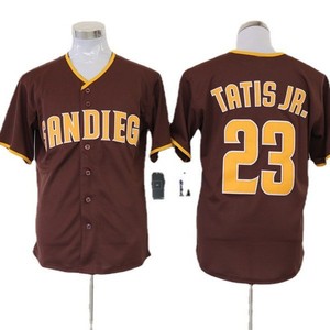 Maillots des Padres de San Diego, tailles 13 et 23, uniformes de baseball pour hommes et femmes, design rayé, coupe ample, vêtements de sport à manches courtes - Product Image 4
