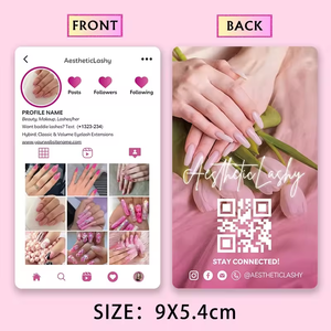 <span class=keywords><strong>Biglietti</strong></span> <span class=keywords><strong>da</strong></span> <span class=keywords><strong>Visita</strong></span> Personalizzati 5x9cm all'Ingrosso per Abbigliamento, Unghie, Cosmetici, Gioielli, <span class=keywords><strong>Biglietti</strong></span> di Ringraziamento con il Tuo Logo - Product Image 3