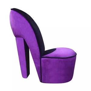 Y256 chaussures à talons hauts forme chaises innovantes intérieur loisirs salon magasin marque fibre de verre artistique décoratif élégant chaise - Product Image 4