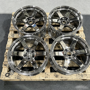 Rines Forjados Cromados 19-22 5*120 5*112 5*114.<span class=keywords><strong>3</strong></span> con Borde Profundo para BRZ GR86 WRX STI FK8 FL5 GTI A90 Supra Z4 370Z GTR ND MX-5 M2 M3 M4 - Product Image 1
