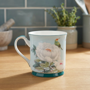 แก้วกาแฟลายกุหลาบขาว โบนไชน่า พร้อมกล่อง ชุดของขวัญสุดพิเศษ ลดราคา - Product Image 5