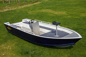 Bote <span class=keywords><strong>de</strong></span> <span class=keywords><strong>Pesca</strong></span> Deportiva <span class=keywords><strong>de</strong></span> Aluminio <span class=keywords><strong>de</strong></span> 14 pies y 16 pies con Consola Central y Motor Fuera <span class=keywords><strong>de</strong></span> Borda para <span class=keywords><strong>Pesca</strong></span> con <span class=keywords><strong>Cebo</strong></span> y Uso como Yate, Certificado CE - Product Image 2