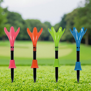 Soporte de Pelotas de Golf Ecológico con Forma de Pétalo, Personalizable con Marca, Múltiples Colores, Altura Ajustable de 80 mm, Elegante y de Plástico - Product Image 5