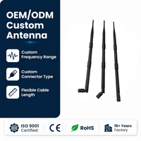 Router WiFi 2.4GHz 433MHz Antena con Interfaz Roscada 12dBi de Alta Ganancia Plegable Omnidireccional para CPE, Bridge, Cámara, OEM Personalizado