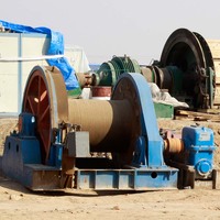 Treuil électrique à double tambour pour la coulée de puits, équipement de levage pour mines souterraines, pour la construction de puits verticaux dans les mines de charbon et de métaux