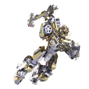 Rompecabezas de Metal de transformación en 3D para niños, modelo <span class=keywords><strong>Bumblebe</strong></span>, juguete educativo, hecho a mano, Manual, regalo, Juguetes - Product Image 1