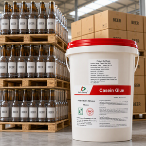 Colle pour étiquettes de bouteilles en verre de 20 kg sans caséine, résistante à l'eau glacée et aux basses températures, imperméable et réfrigérable - Product Image 5